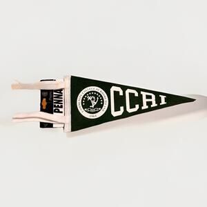 CCRI Pennant Flag Community College Rhode Island Mini Felt Banner NCAA New 9 In.